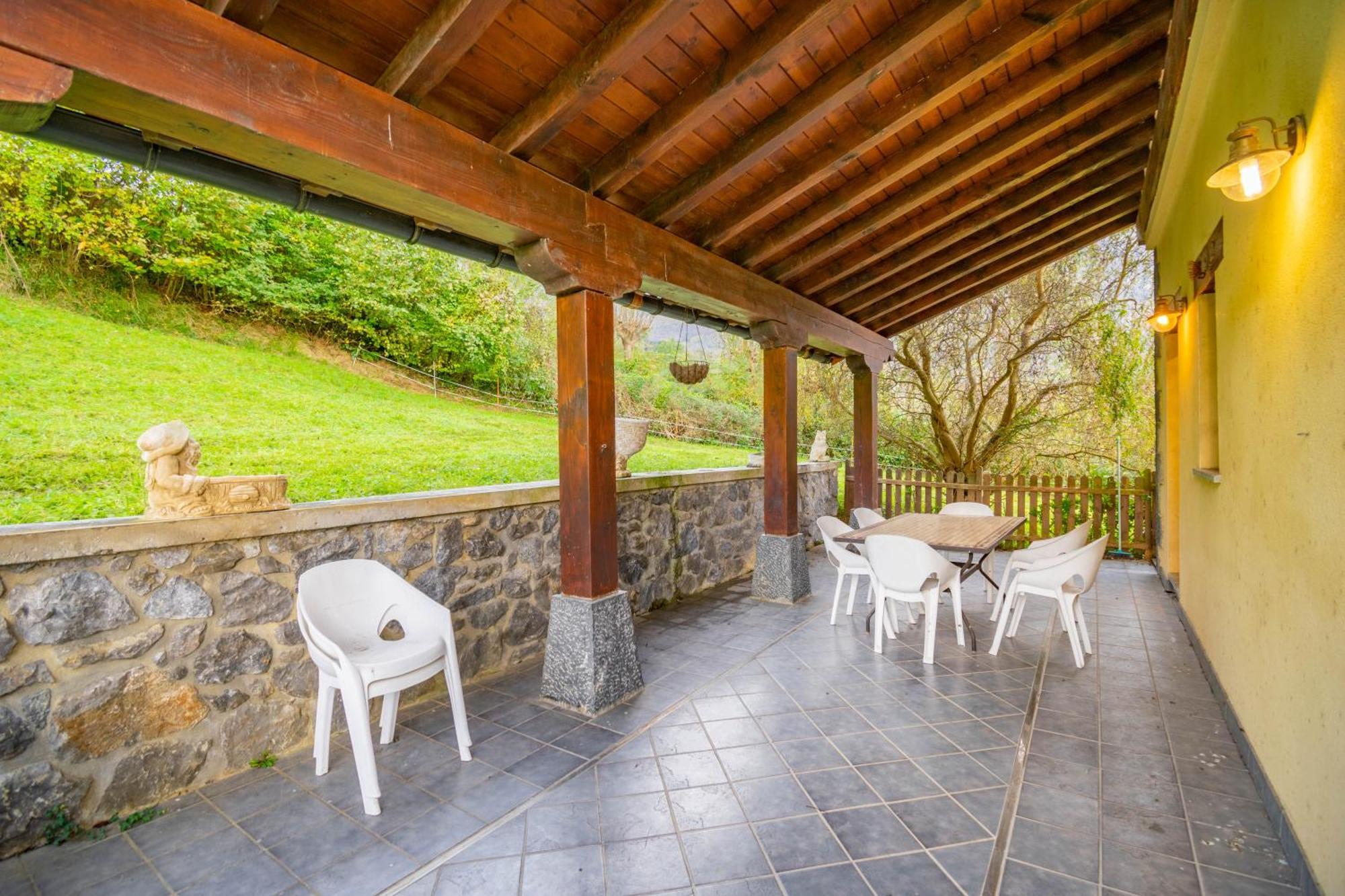 Casa Toki Eder, Espaciosa Casa Rural Para Familias Y Amigos Con Vistas Al Valle Uztegui Exterior photo